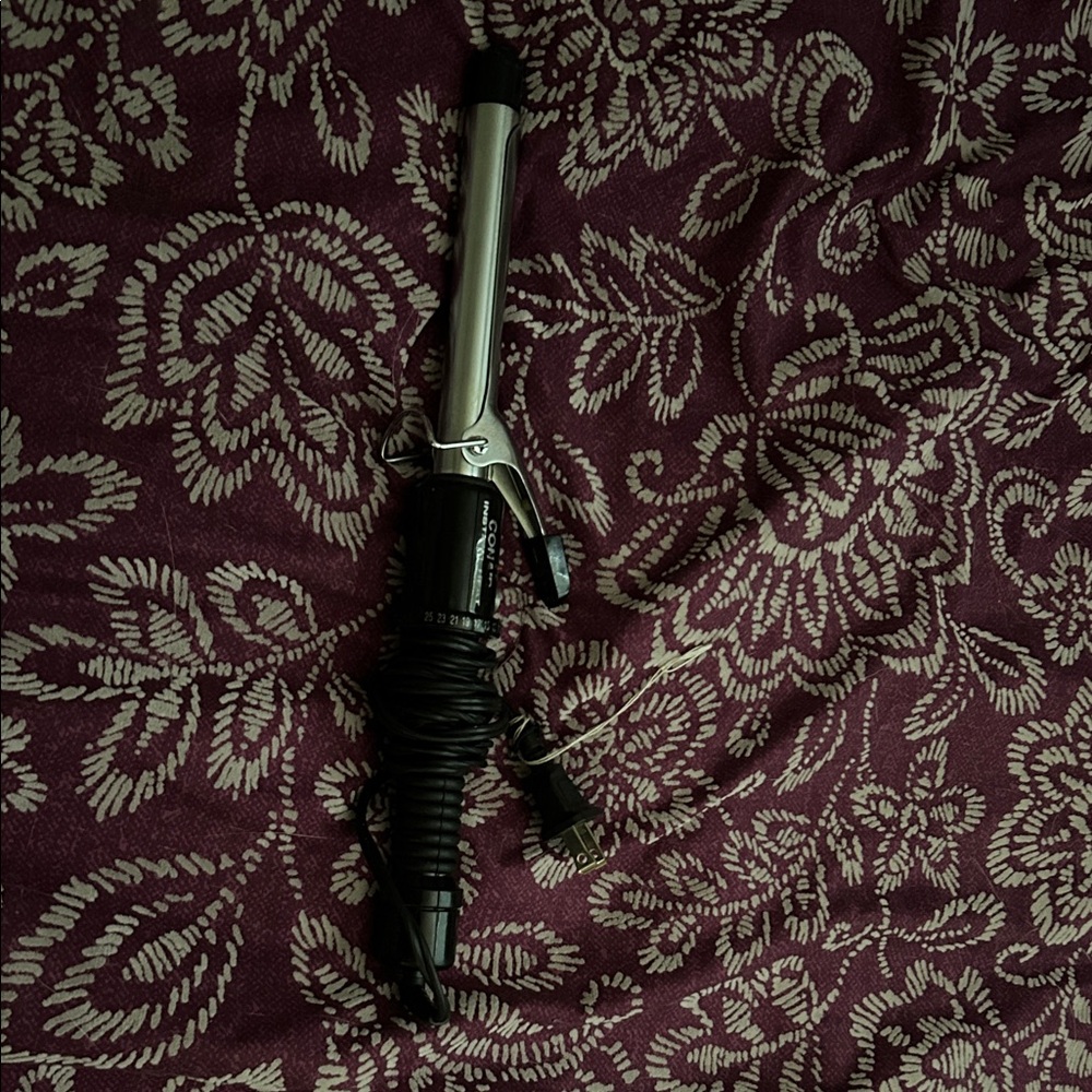Black and Silver Curling Iron